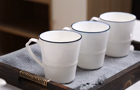 Keramik-Kaffeetasse, Hände malen Katze, Keks-Taschenbecher, Porzellan-Saftbecher