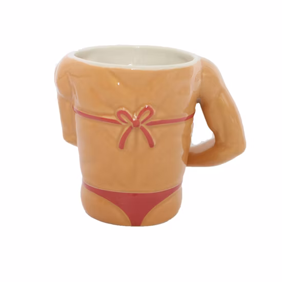 Lustige Neuheit Gym Bodybuilding Keramik-Kaffeetasse, Keramik-Getränkebecher für Kaffee und Tee