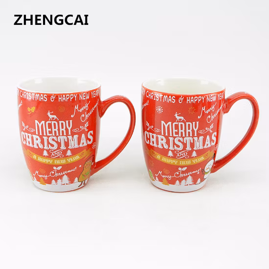 Neue Design-Werbekeramiktasse für Weihnachten