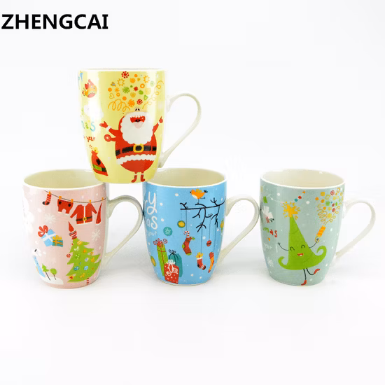 12 Unzen, 14 Unzen, 18 Unzen Großhandels-Werbegeschenk, individuell gravierte Tassen, Silikon-Keramik-Kaffeetasse